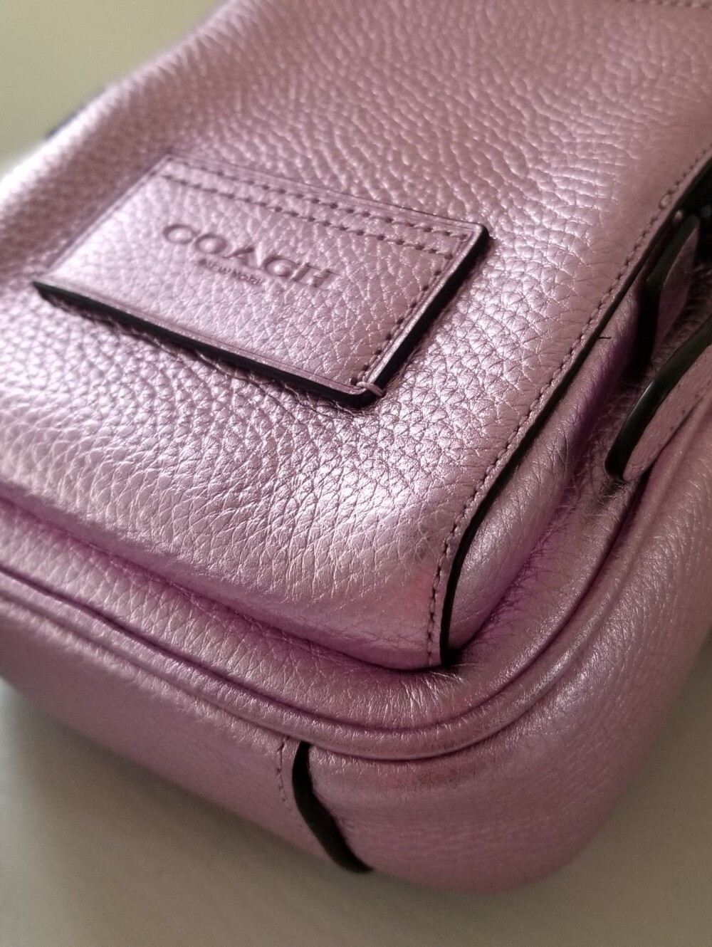 Coach Metallic Track Pack Bag Sling - Picture 14 of 14